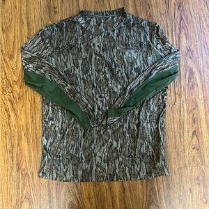 Mossy Oak Dri-Wick Long Sleeve Shirt Camoflauge Medium